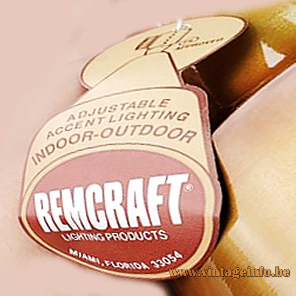 Remcraft Lighting Products label