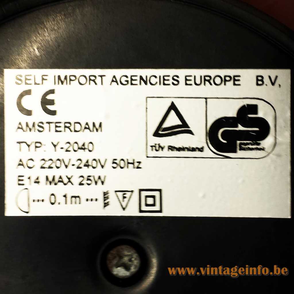 Self Import Agencies label