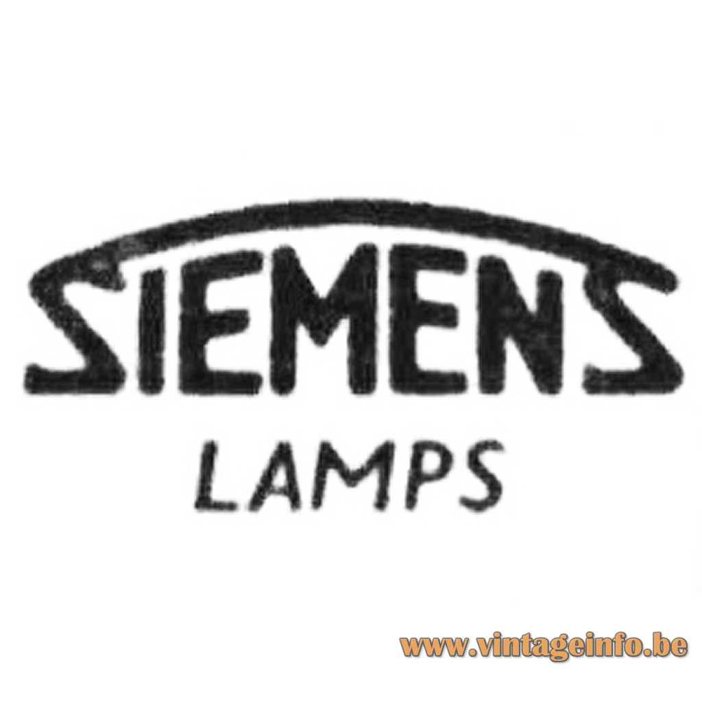 Siemens Lamps logo 1950