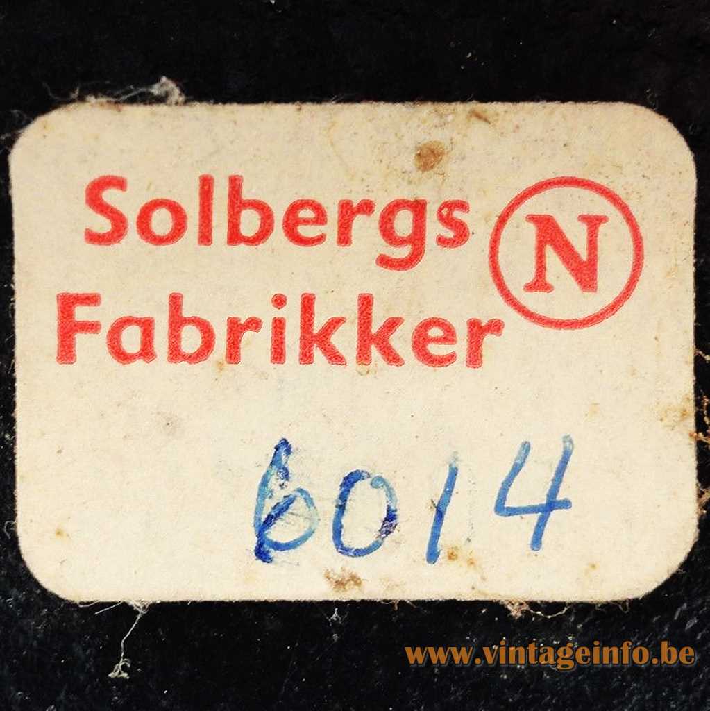 Solbergs Fabrikker label