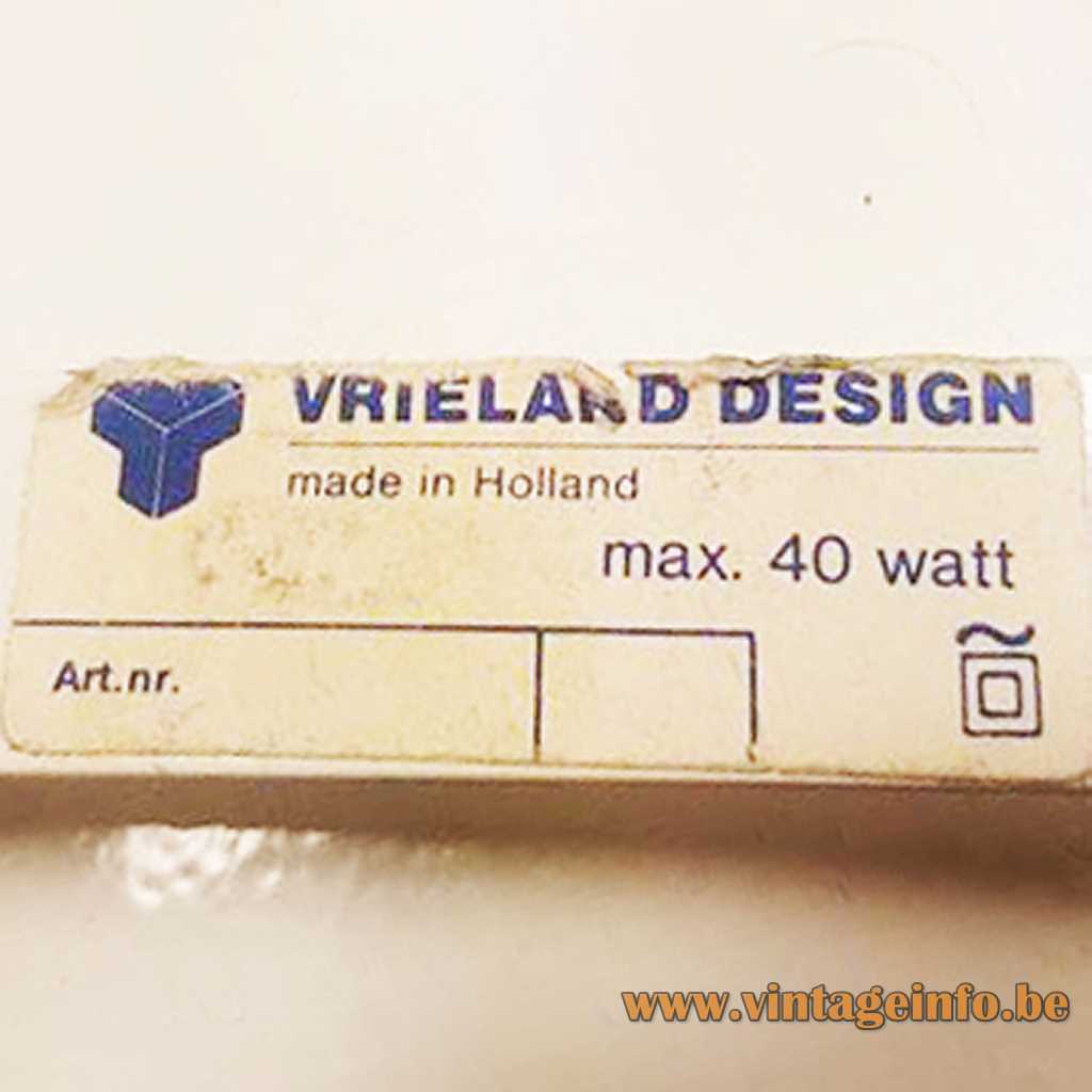 Vrieland Design label