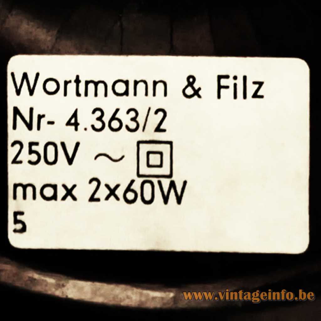 Wortmann & Filz - WOFI Leuchten label