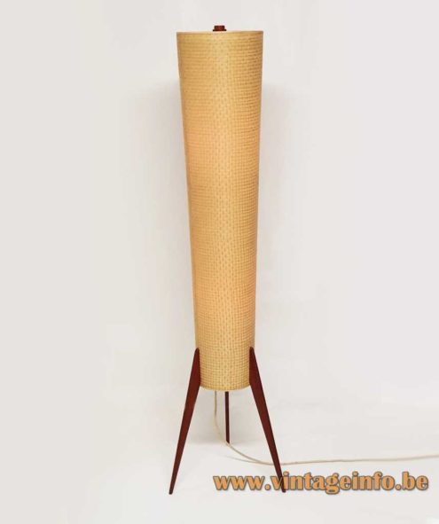 Conical Tripod Rocket Floor Lamp 3