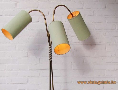 1970s Tubular Lampshades Floor Lamp 2