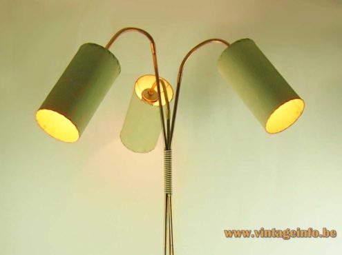 1970s Tubular Lampshades Floor Lamp 6