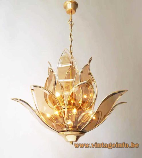 Lotus Flower Glass Chandelier 1