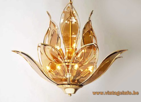 Lotus Flower Glass Chandelier 3