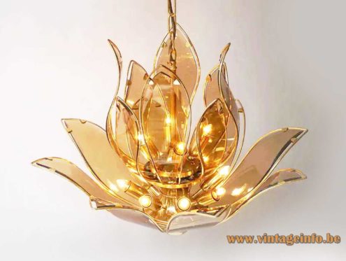 Lotus Flower Glass Chandelier 4