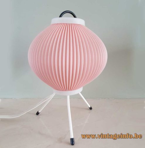 Celluloid Globe Tripod Table Lamp 1