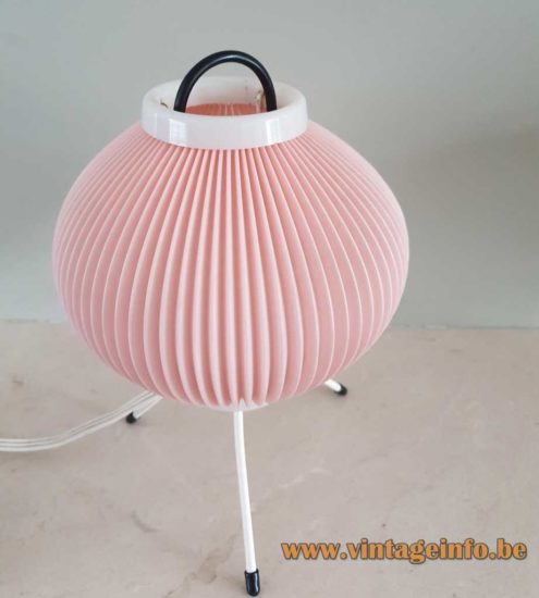 Celluloid Globe Tripod Table Lamp 4