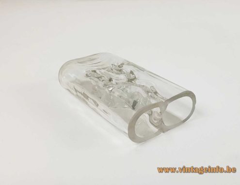 DORIA Round Ice Glass Chandelier 6