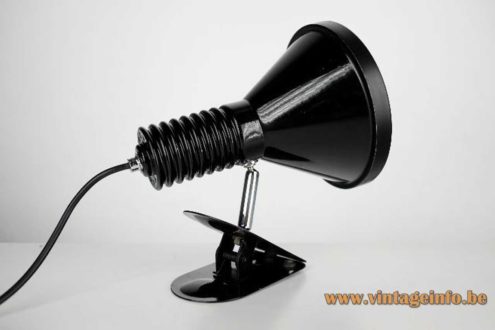 Black Tramo Clamp Lamp 1