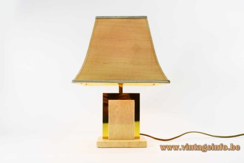 Camille Breesch Travertine Bedside Table Lamp 1