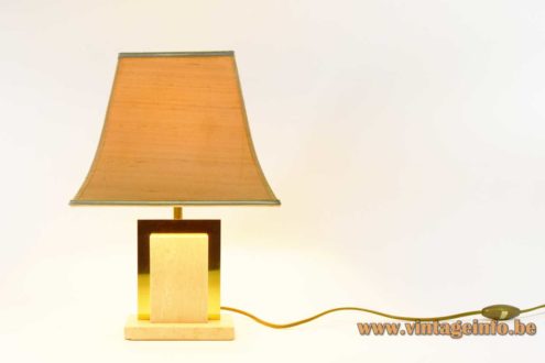 Camille Breesch Travertine Bedside Table Lamp 4