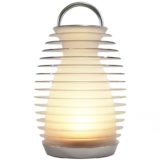 Mathmos Bump table lamp round base portable convex heatsink lantern lampshade LED 2000s United Kingdom
