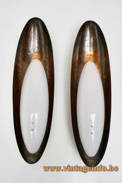 Reggiani Oval Copper Wall Lamp 6