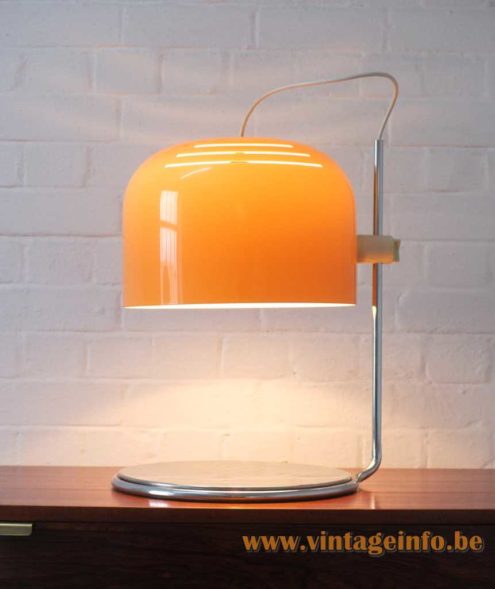 1960s Harvey Guzzini Table Lamp 4