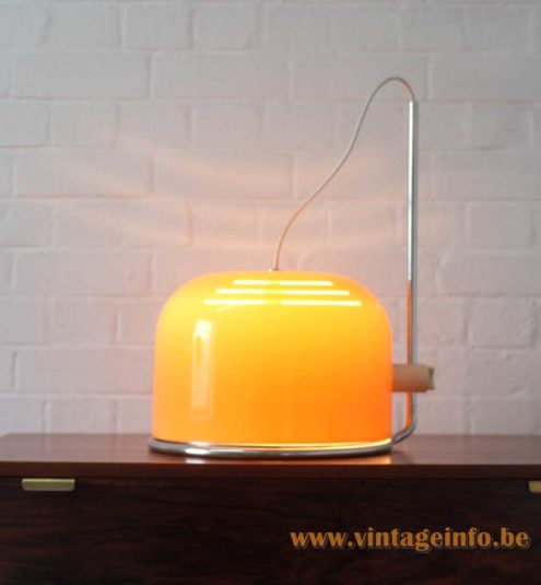 1960s Harvey Guzzini Table Lamp 6