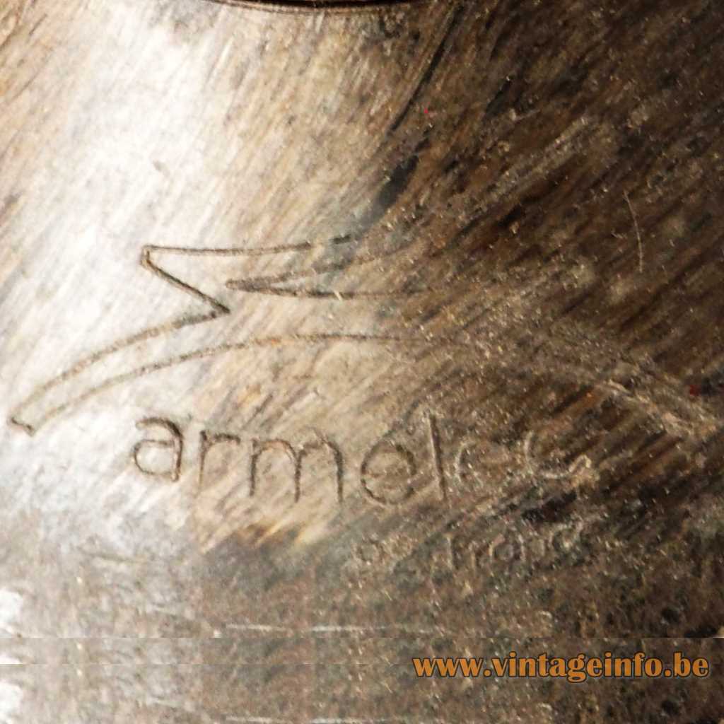 Armelec 92 France pressed logo 