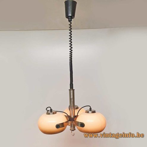 Brown Acrylic Globes Pendant Lamp 1