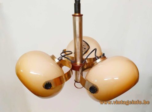 Brown Acrylic Globes Pendant Lamp 3