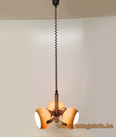 Brown Acrylic Globes Pendant Lamp 5