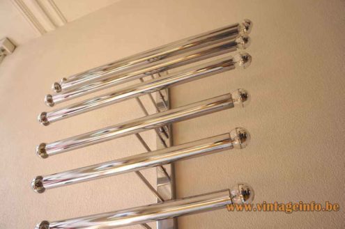 Chrome Tubes Wall Lamp 1