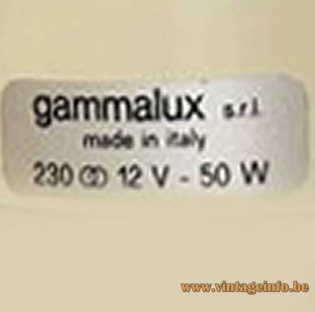 Gammalux s.r.l. label Italy
