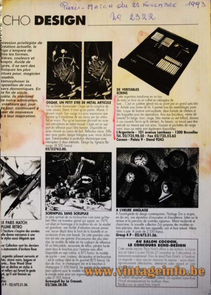 Ygnacio Baranga Osqar Table Lamp Publicity Photos 8