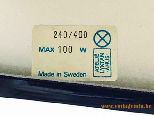 Anders Pehrson Bumling Pendant Lamp Atelje Lyktan Label