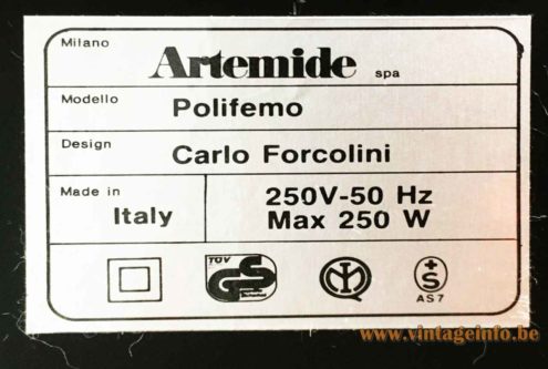 Artemide Polifemo Floor Lamp 7