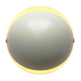 Cosack eclipse wall lamp white metal base adjustable half round lampshade 1960s 1970s Germany E27 socket