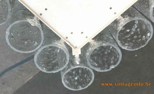 DORIA Square Glass Flush Mount 4