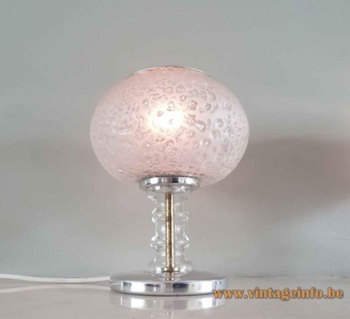 Doria Glass Globe Table Lamp 1