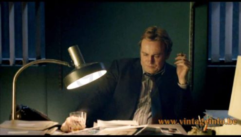 Kaiser Leuchten desk lamp 6857 used as a prop in the 2010 TV series Ashes To Ashes S3E2