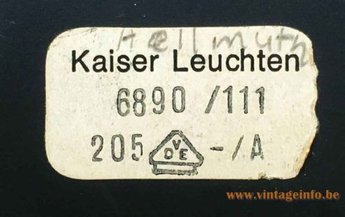 Kaiser Leuchten Desk Lamp 6890 6