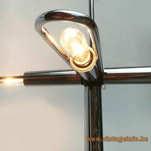 Kinkeldey Chrome Tubes Chandelier 3