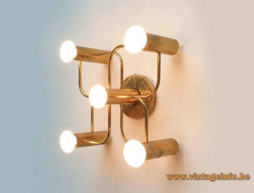 Leola Brass Flush Mount 5