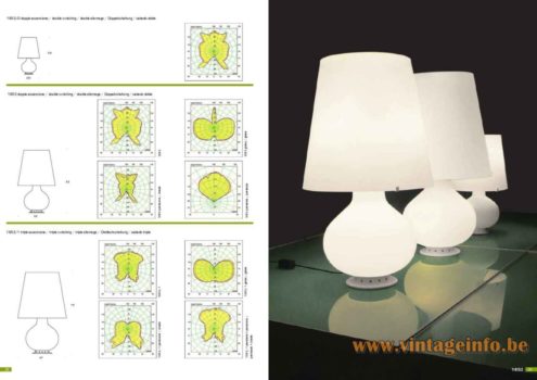 Max Ingrand FontanaArte 1853 Table Lamp - 2010 Catalogue Picture
