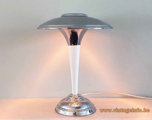 Chrome Art Deco Table Lamp 5