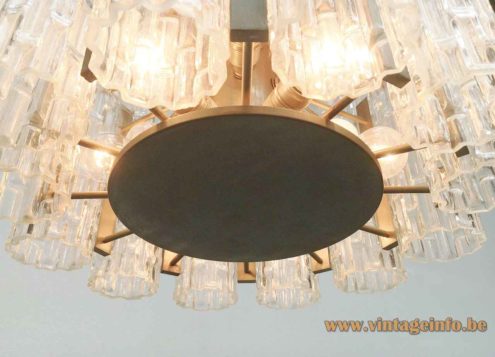 DORIA Big Glass Tubes Chandelier 4