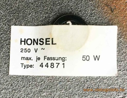 Honsel Leuchten 1980s Floor Lamp 6
