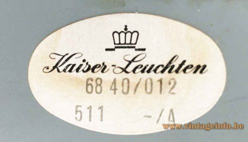 Kaiser Leuchten Desk Lamp 6840 6