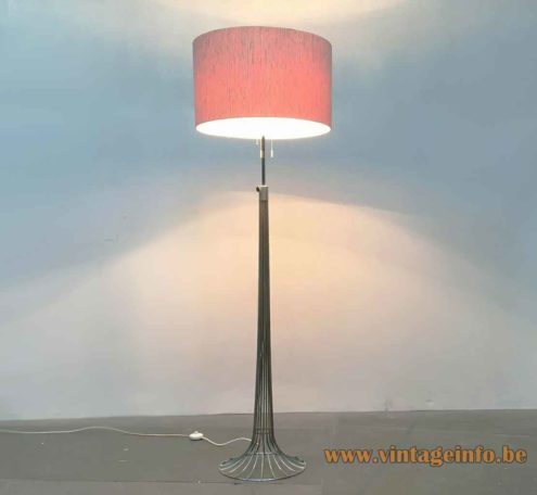 Kinkeldey Chrome Wire Floor Lamp 2