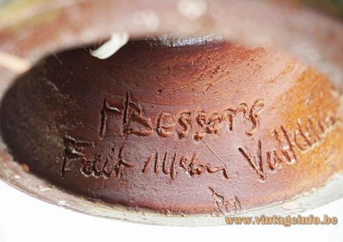 Marius Bessone Ceramic Owl Table Lamp 6