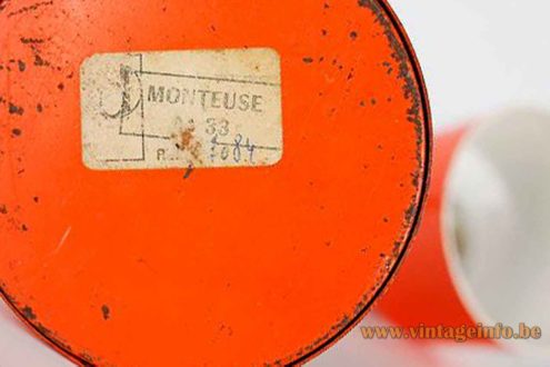 Orange Delmas Desk Lamp 6