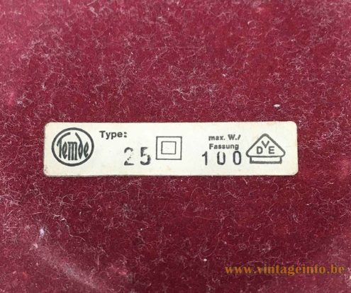 Temde Teak Table Lamp 6