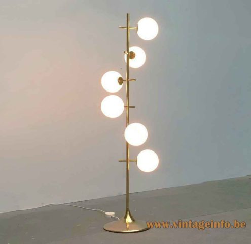 Temde White Globes Floor Lamp 1