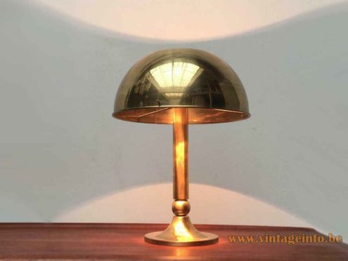 Florian Schultz Brass Table Lamp 1