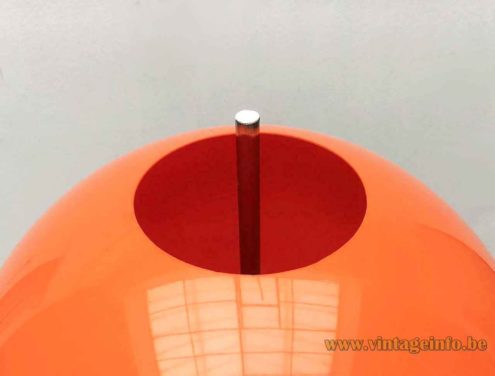 Honsel Leuchten Orange Globe Floor Lamp 4